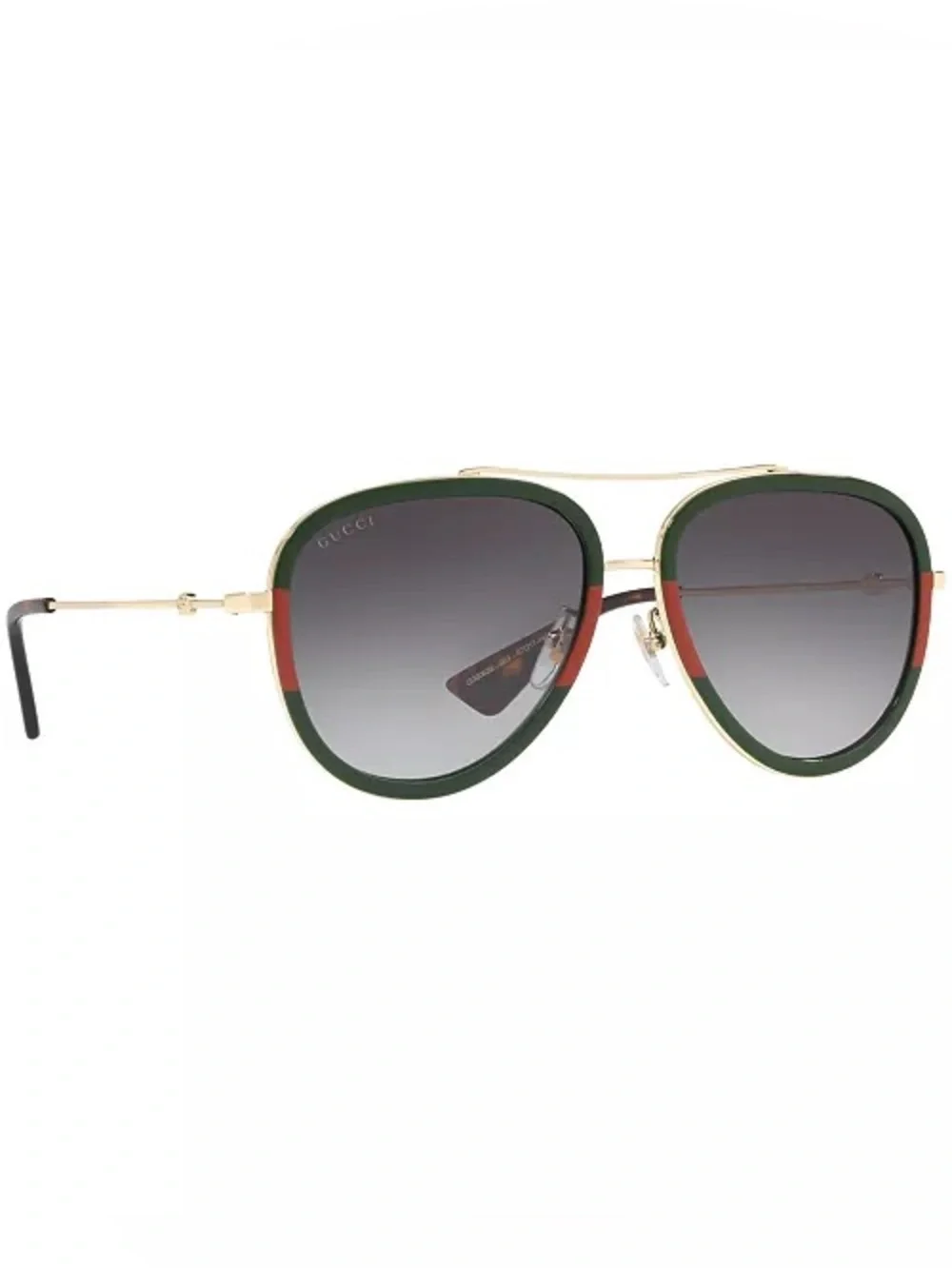 🆕 Gucci Metal Gradient Aviator Sunglasses GG0062S